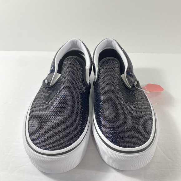 Vans Classic Slip-On Micro Sequins Black Sneakers - Picture 4 of 6